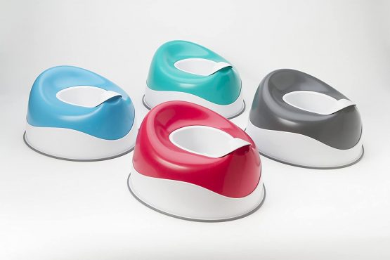 Prince Lionheart Pottypod® Basix | Potty Training | Removeable Basin | Splash Guard | Slip Resistant Base | Lightweight | Comfortable Design – Berry Blue - Image 4
