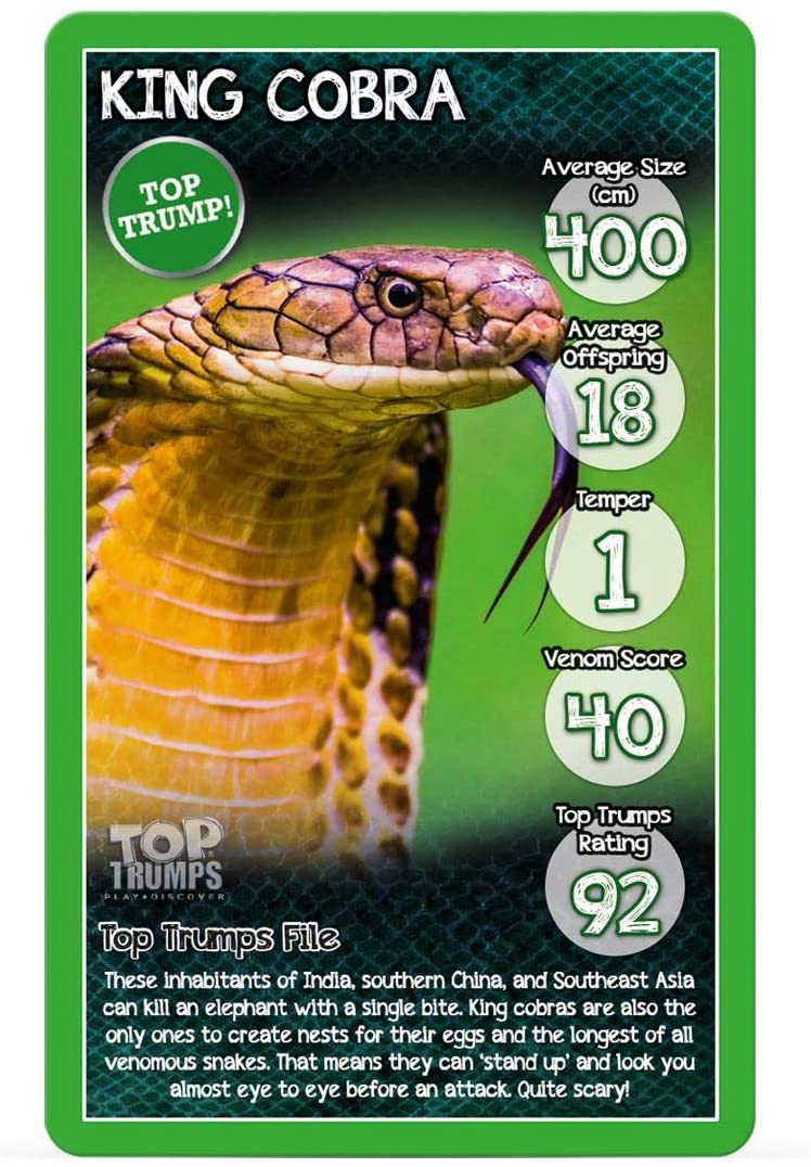 Top Trumps - Snakes - Classics, Multicolor - Image 2