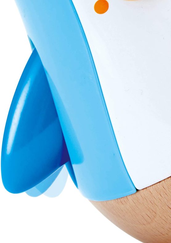 Hape Penguin Musical Wobbler | Colourful Wobbling Melody Penguin, Roly-Poly Toy for Kids 6 Months+ - Image 4