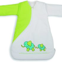 PurFlo Embroidered SleepSac 2.5 Tog (Elephant Kiwi, 0 - 3 Mths) Baby Sleeping Bag