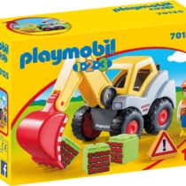 Playmobil 70125 1.2.3 Shovel Excavator for Children 18 Months+