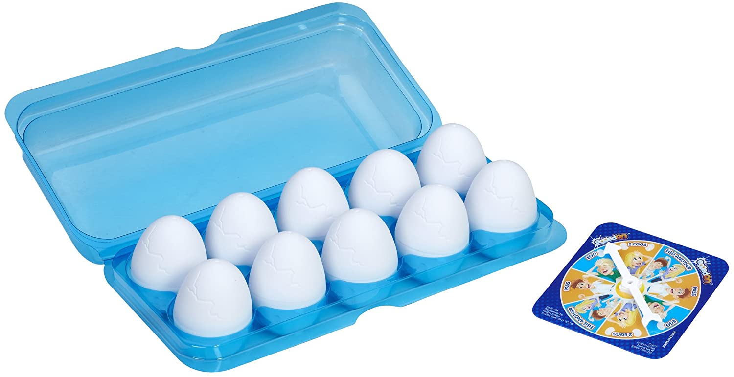 Egged On Game, Blue and White, 10.51 x 2.52 x 10.51 inches - Image 2