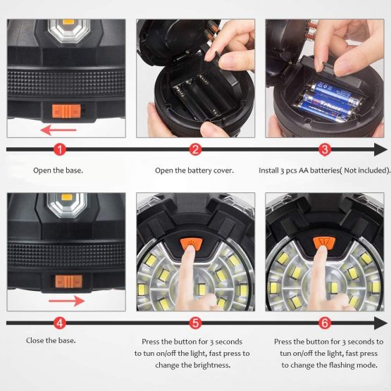 powerlantz Car Emergency Light Breakdown Kit, Super Bright LED Roadside Safety Amber Flashing Warning Light Beacon With 1.5km visibility & Magnetic Base Attachment - Image 4
