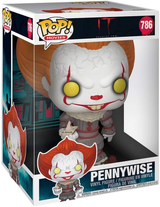 Funko 40593 POP Movies: IT: Chapter 1-10" w/Boat Other License Pennywise Collectible Figure, Multicolour - Image 2
