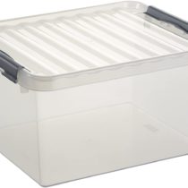 Sunware Q-Line Storage Box Colour, Transparent, 36 Litre