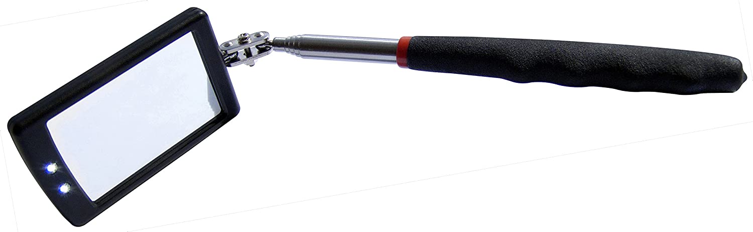 Amtech S2305 2 LED Telescopic Inspection Mirror, Multi-colour