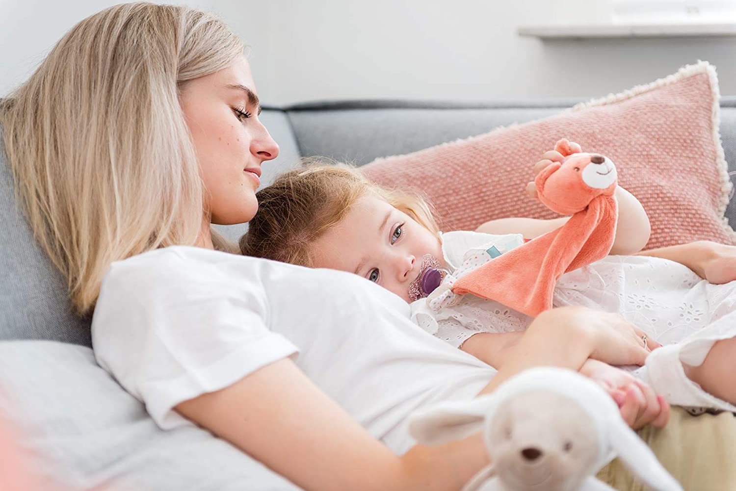 Nattou Cuddly Toy/Cloth, Oscar The Fox, Companion from Birth, 28 x 28 cm, Orange, 296168, 27 x 27 cm - Image 2