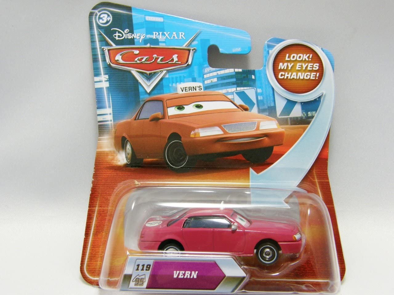 Disney Pixar R6515 Cars Lenticular Eyes #119 Vern 1:55 Diecast Vehicle Car - Image 3