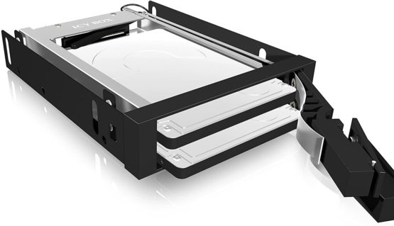 Icybox IB-2227StS Mobile Rack for 2x2.5 inch SATA Hard Drive - Image 3