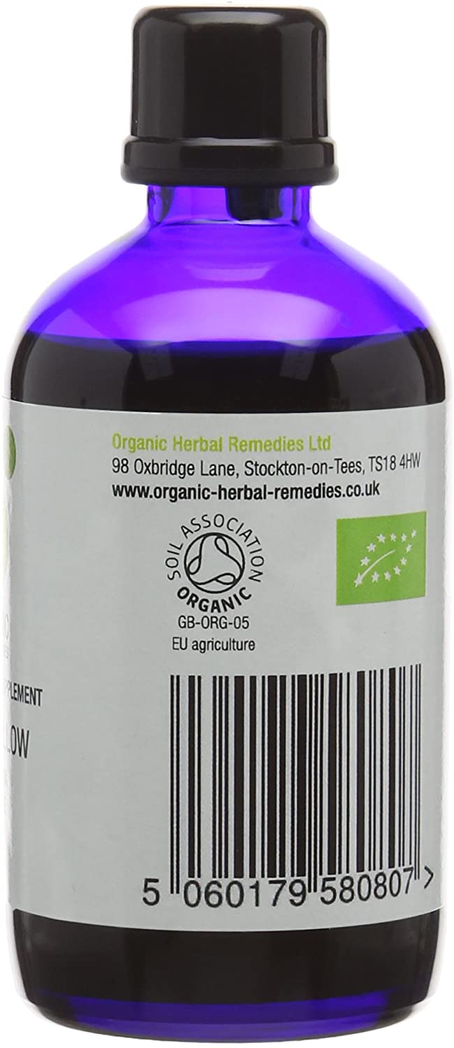 Organic Herbal Remedies 100ml White Willow Tincture, Blue Bottle, 100 ml (Pack of 1) - Image 2