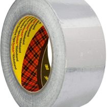 3M Aluminium Foil Tape 1436, 50 mm x 50 m, Silver