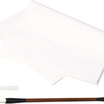 kuou 60 Sheets Chinese Japanese Calligraphy Rice Paper Chinese Ink Painting Sumi Drawing Paper Practice Xuan Rice Paper with Wolf Hair Calligraphy Painting Chinese Brush