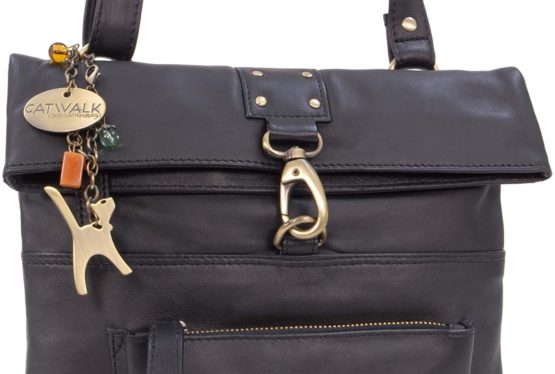 Catwalk Collection Handbags - Ladies Leather Cross Body Bag - Adjustable Shoulder Strap - DISPATCH - Image 4