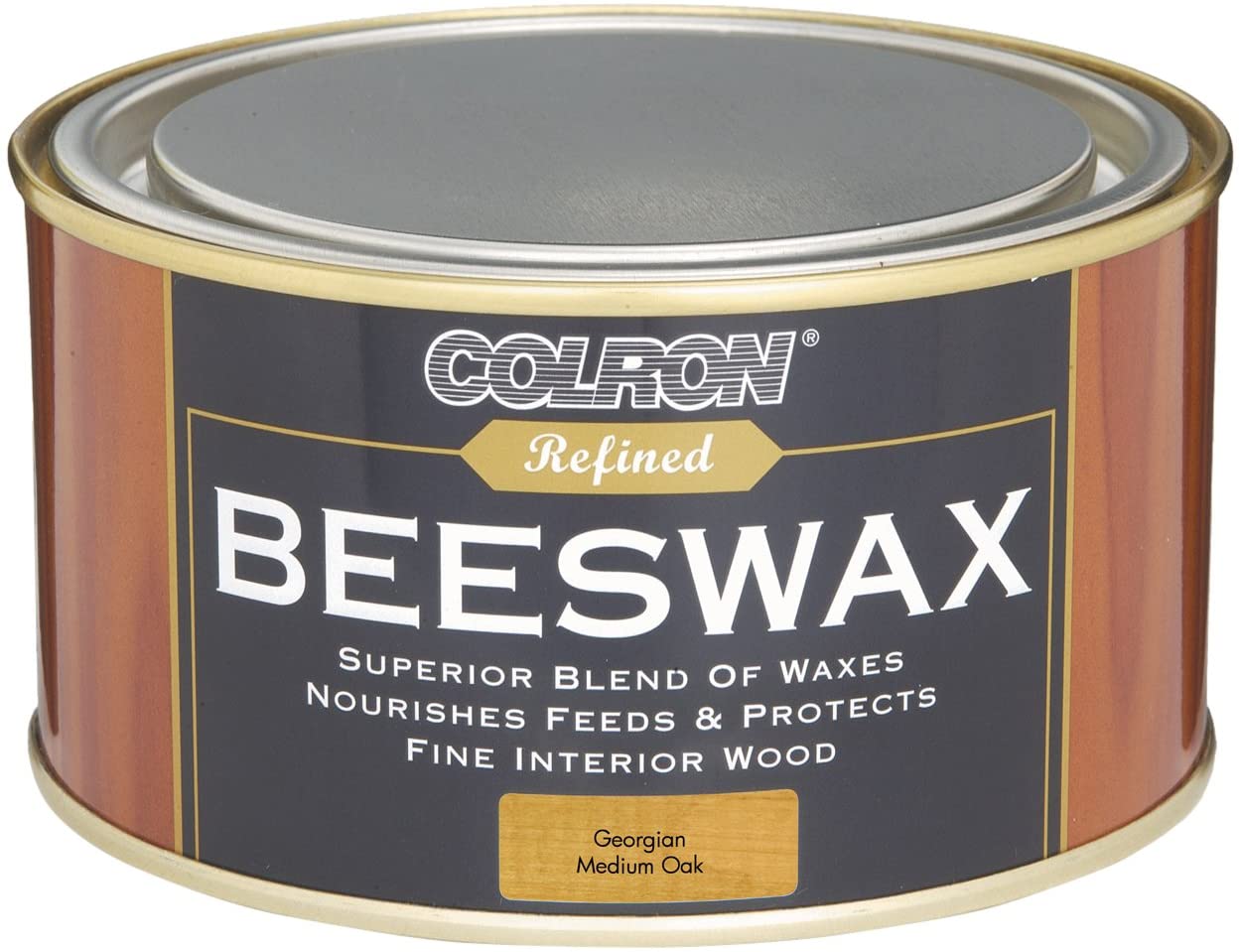 Ronseal Beeswax Paste Medium Oak 400g, Brown