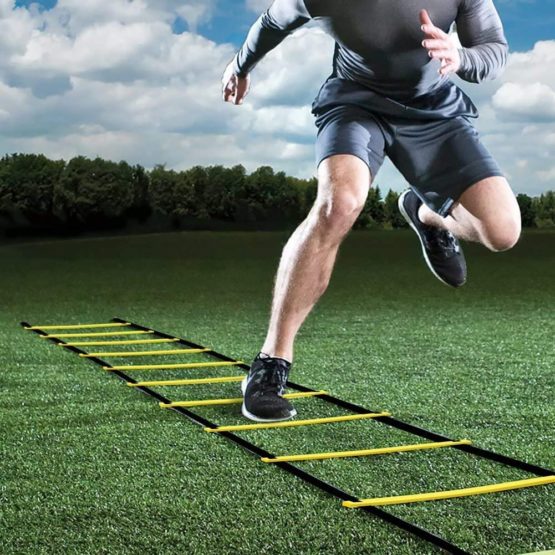 GHB Agility Ladder Speed Ladder 6M 12-Rung for Kids Adults Football Speed Training