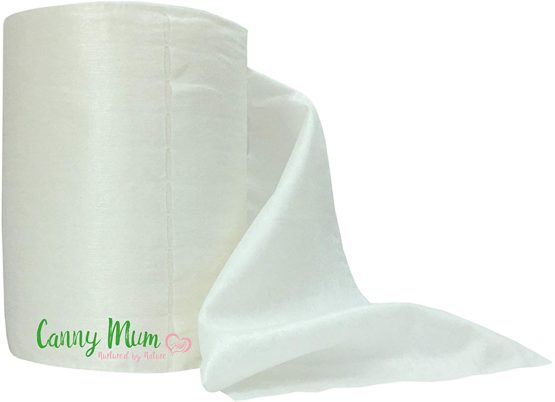 CannyMum Nappy Liners, Pure Baby Wipes, XL Pack 200 Bamboo Sheets, Chemical Free, Biodegradable, Compostable, Plastic Free Cloths