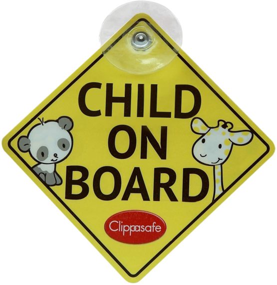 Clippasafe Baby and Child On Board Sign - Image 2