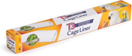 Prevue Hendryx Pet Products T3 Cage Liner, 18-Inch by 25-Feet