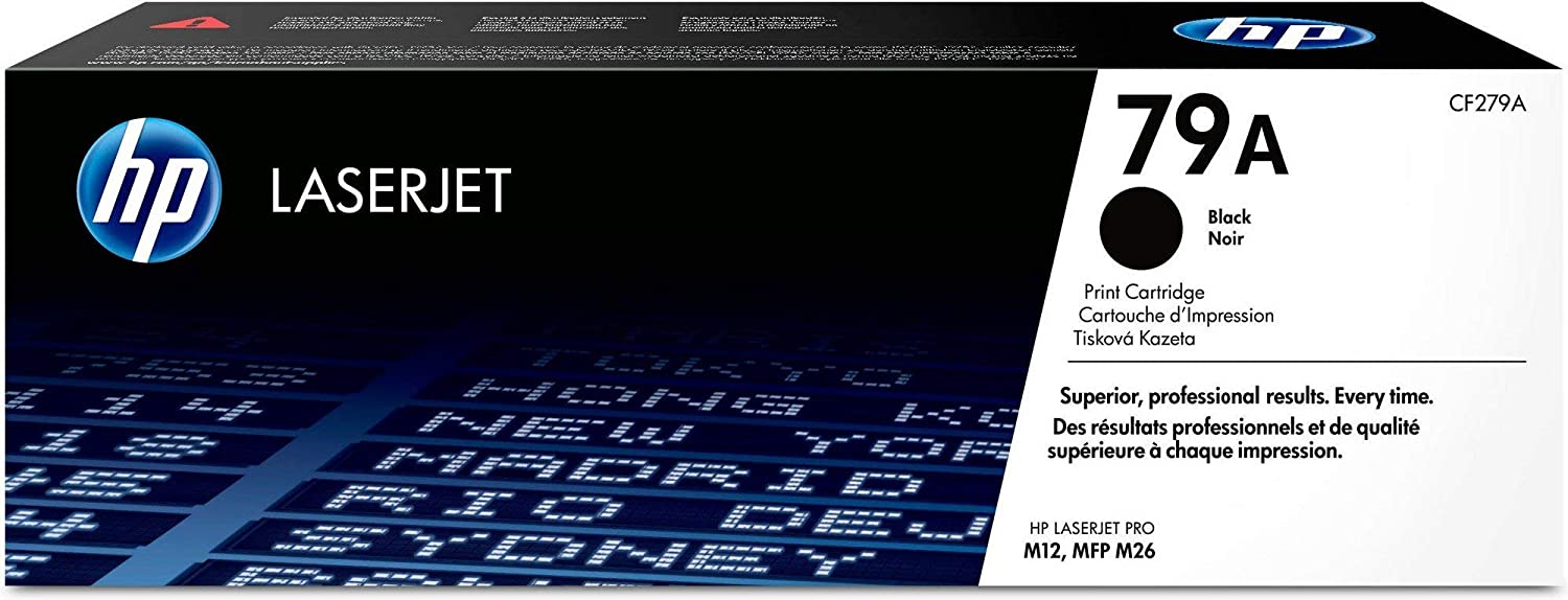 HP CF279A 79A Original LaserJet Toner Cartridge, Black, Single Pack, Standard