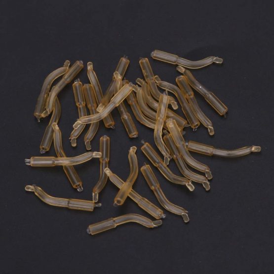 NEWSHOT 30Pcs/Lot 23mm Carp Fishing Hook Sleeve Rig Line Aligner Sleeves Anti Tangle Fishing Tackle Aligner - Image 3