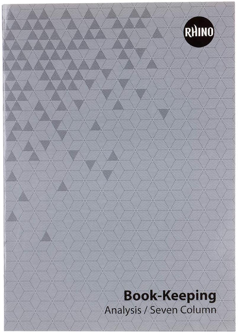 RHINO A4 Bookkeeping Book, Analysis/7-Column, Accounts & Ledger Book, 32-Page / 1-Pack, Office & Stationery Supplies - Image 2