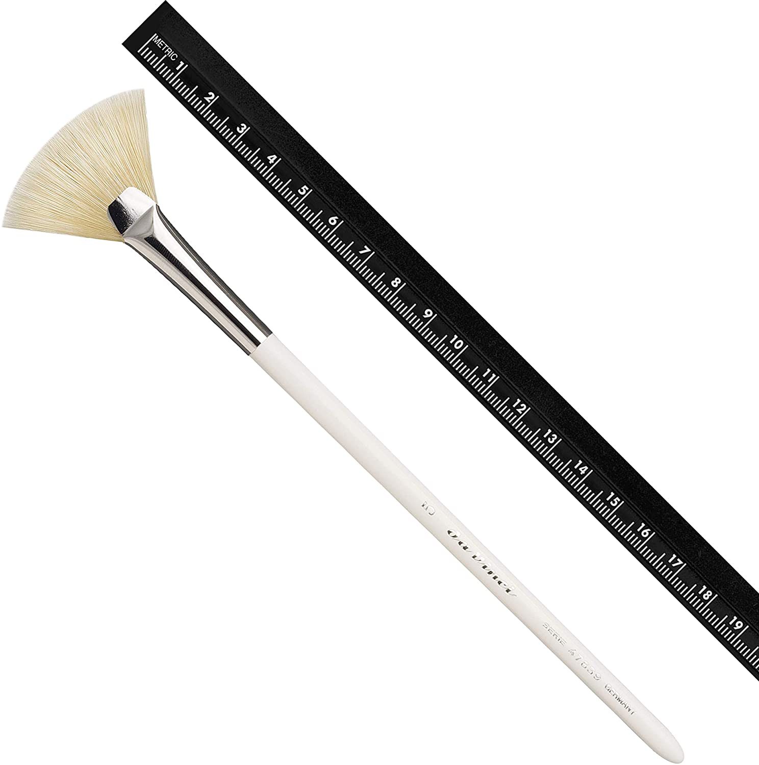 da Vinci MASK FAN BRUSH for face mask / natural hair / size 5 / handmade in germany - Image 3