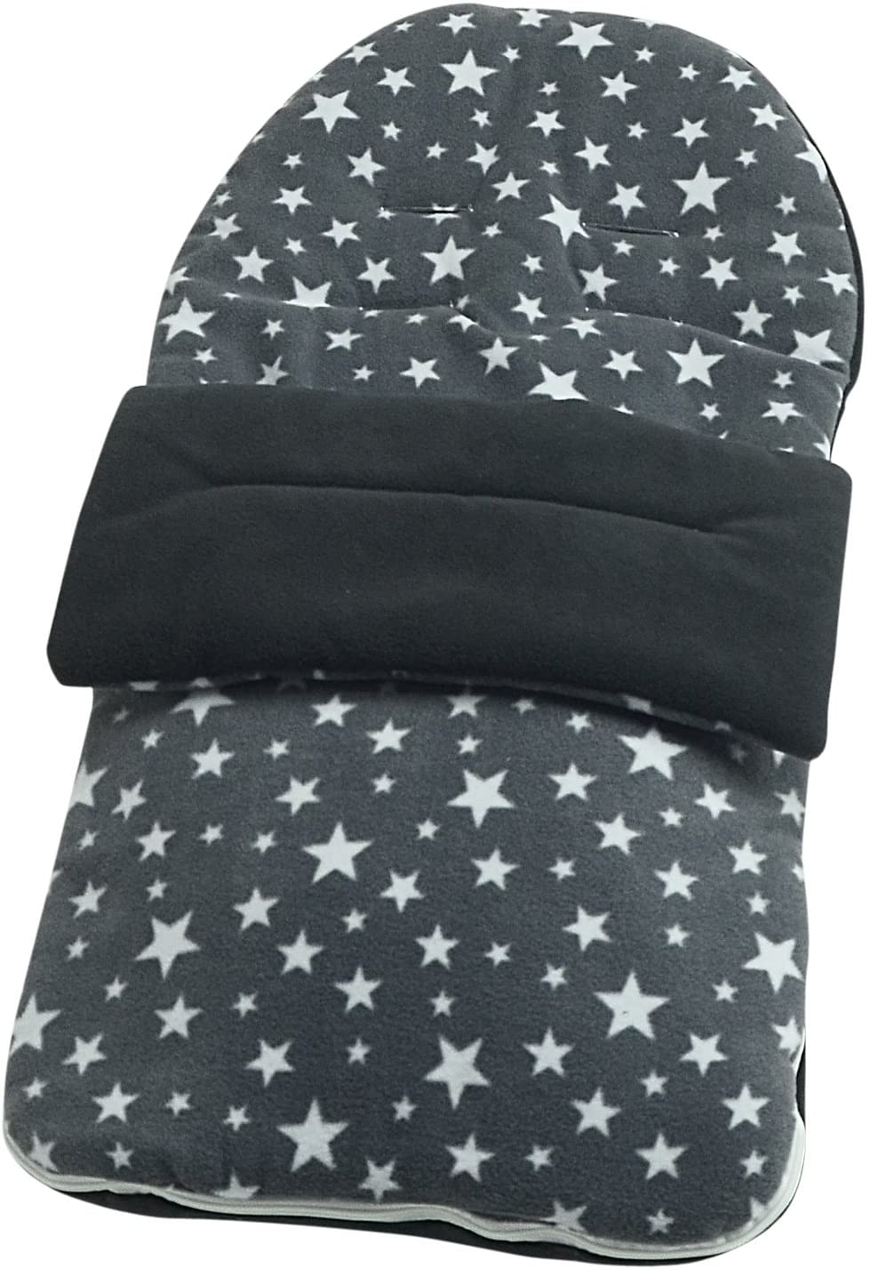 Fleece Footmuff Compatible with Britax B-Agile - Grey Star - Image 2