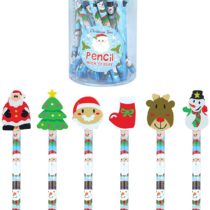 HENBRANDT Christmas Pencil with Eraser - Pack of 24