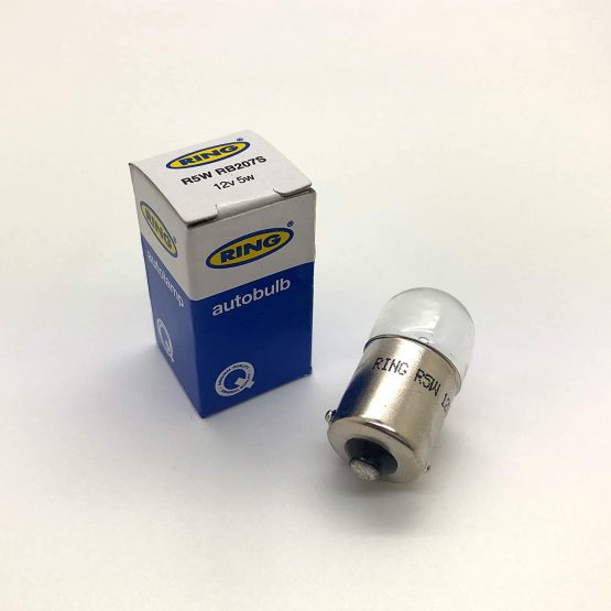 10 x Ring 207 R5W Sidelight Rear Tail Light Car Bulb R207 12v 5w BA15S Tubular - Image 2