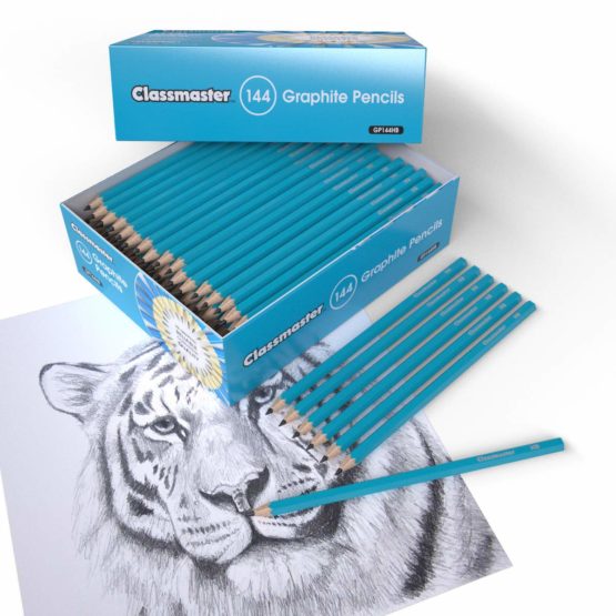 Classmaster GP144HB HB Graphite Pencils — Ideal for Art, Drawing, and Shading (Pack of 144) - Image 2