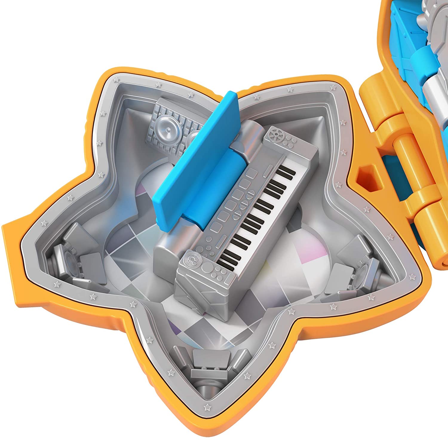 Polly Pocket FRY32 Tiny Pocket Places Concert Compact Playset, Orange - Image 4