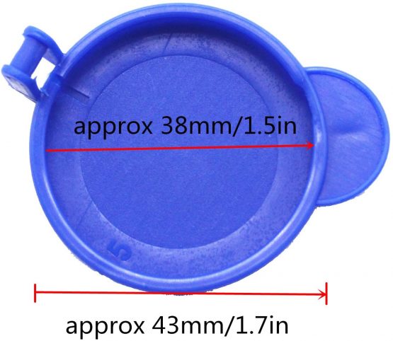 TAKPART Windscreen Washer Bottle Cap Blue 1pack - Image 4