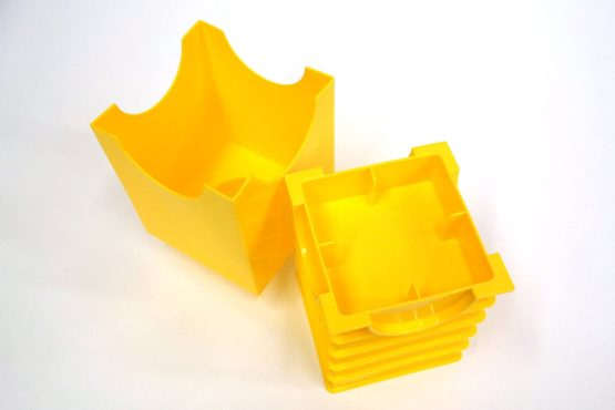 Room Copenhagen Storage Brick "Lego" with Knob, Yellow - Image 3