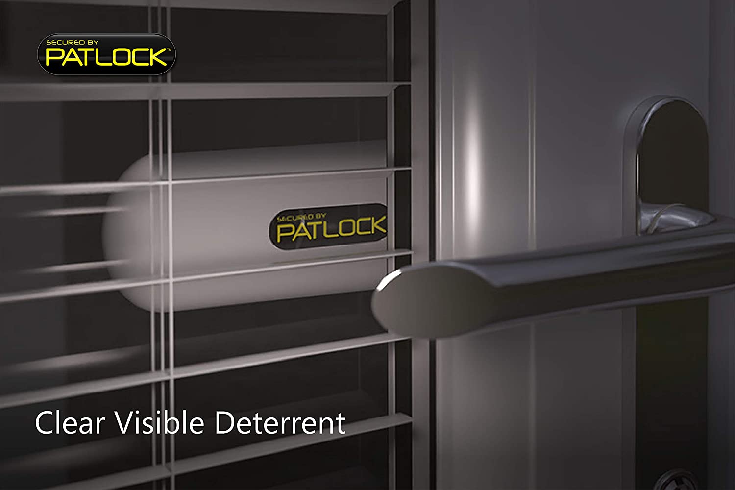 PATLOCK Police Approved French Door, Patio and Conservatory Security Lock for Double Doors Fitted with 2 Internal Horizontal Handles - Image 4