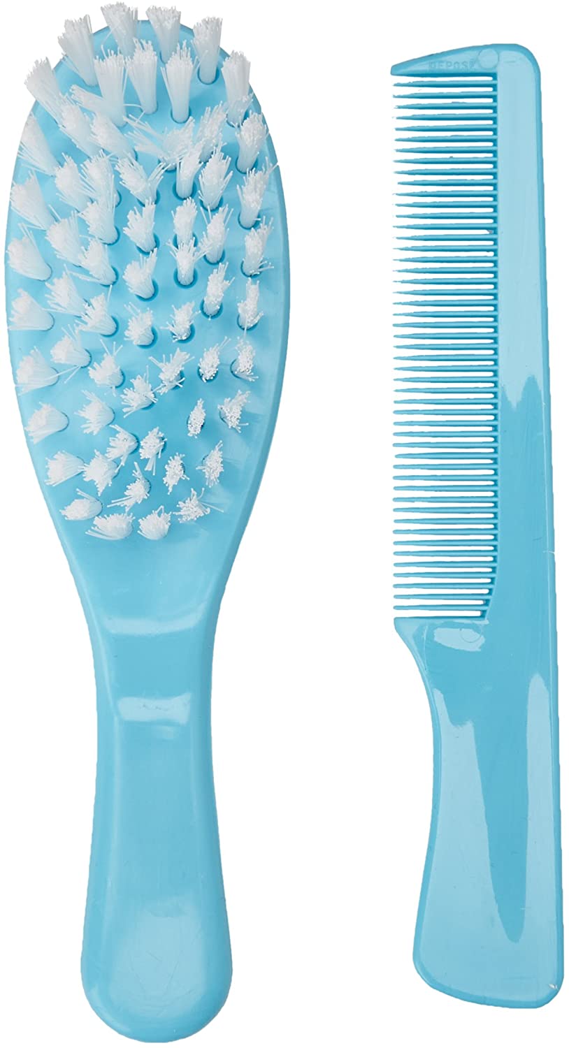 Thermobaby Hairbrush and Comb Set Blue, turquoise