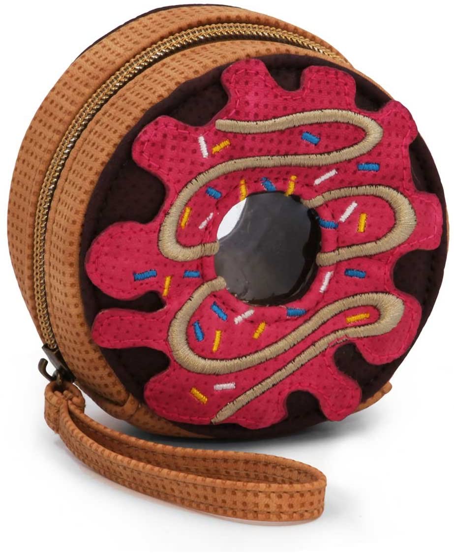 Oh My Pop! Popnut-Ring Purse, Pink, 10 x 10 cm