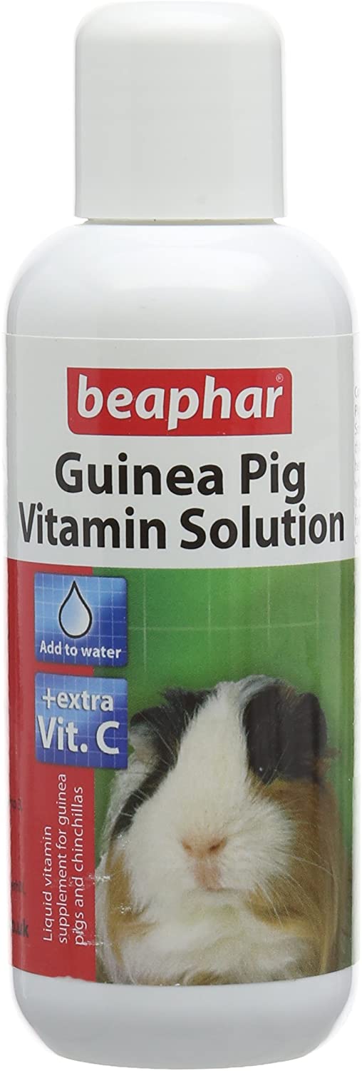 Beaphar Multi Vitamin Solution for Guinea Pigs 100 ml, Clear, 100 ml (Pack of 1)