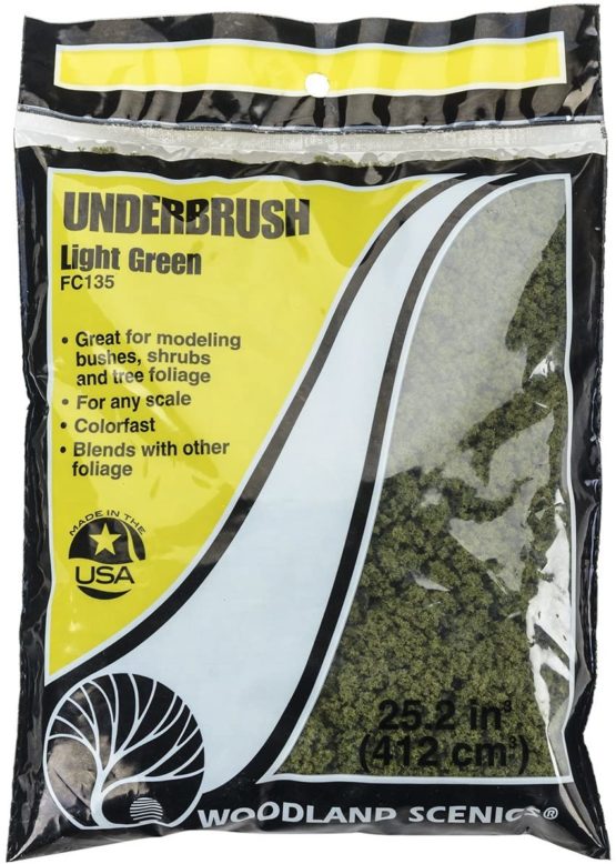 Woodland Scenics Underbrush Ground Cover-Light Green