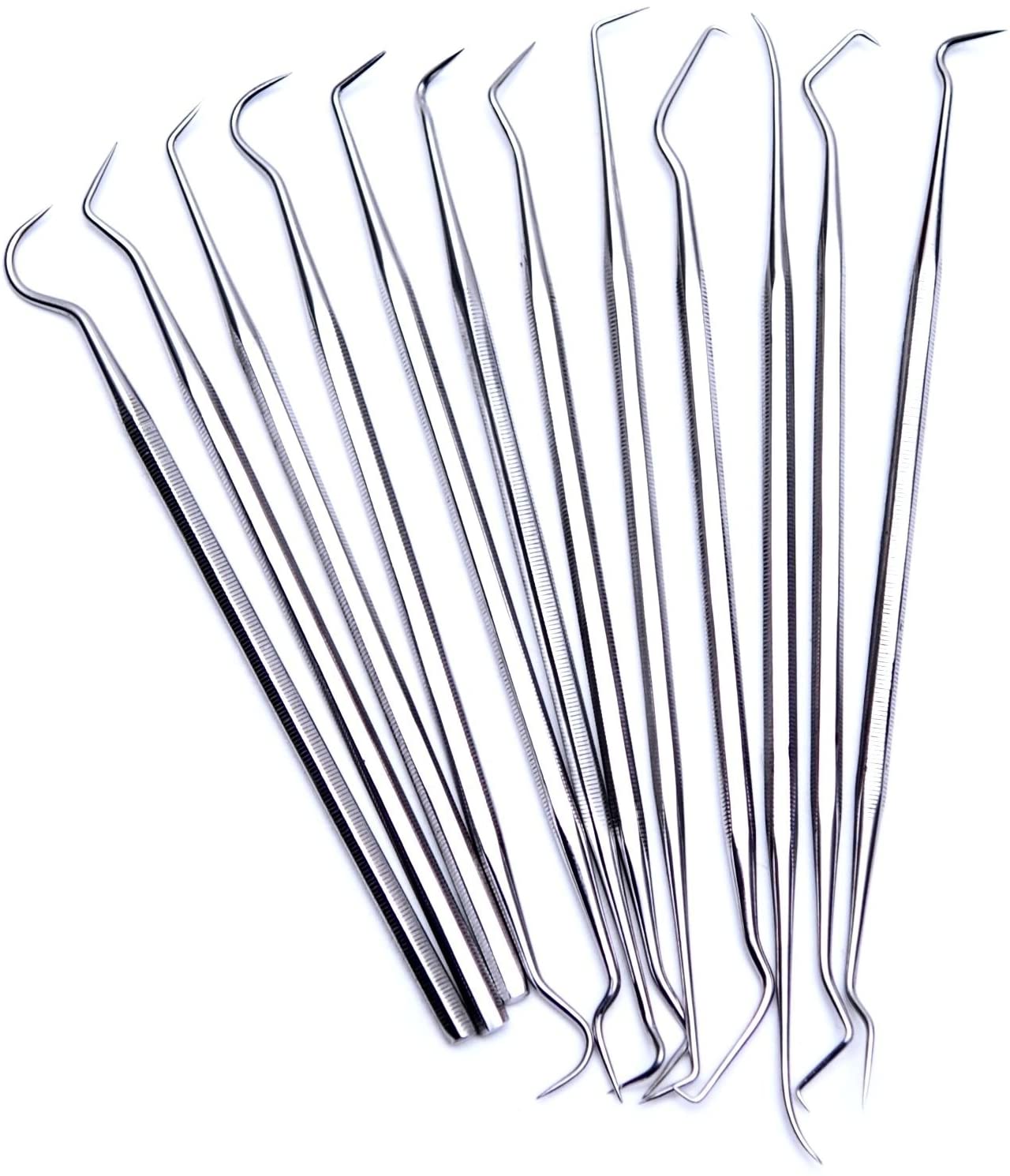 Rolson 59136 12 pc Stainless Steel Probe Set, Silver, 12 Pieces - Image 2