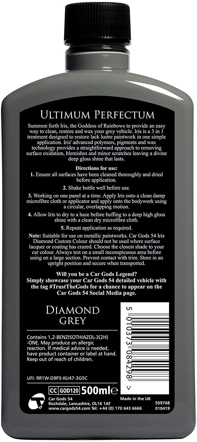 Car Gods Iris Diamond Custom Colour, Grey, 500 ml, 500 ml (Pack of 1) - Image 2