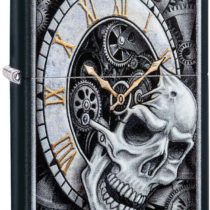 Zippo Windproof Lighter | Metal Long Lasting Zippo Lighter | Best with Zippo Lighter Fluid | Refillable Lighter | Perfect for Cigarettes Cigars Candles |Pocket Lighter Fire Starter | Skull Design