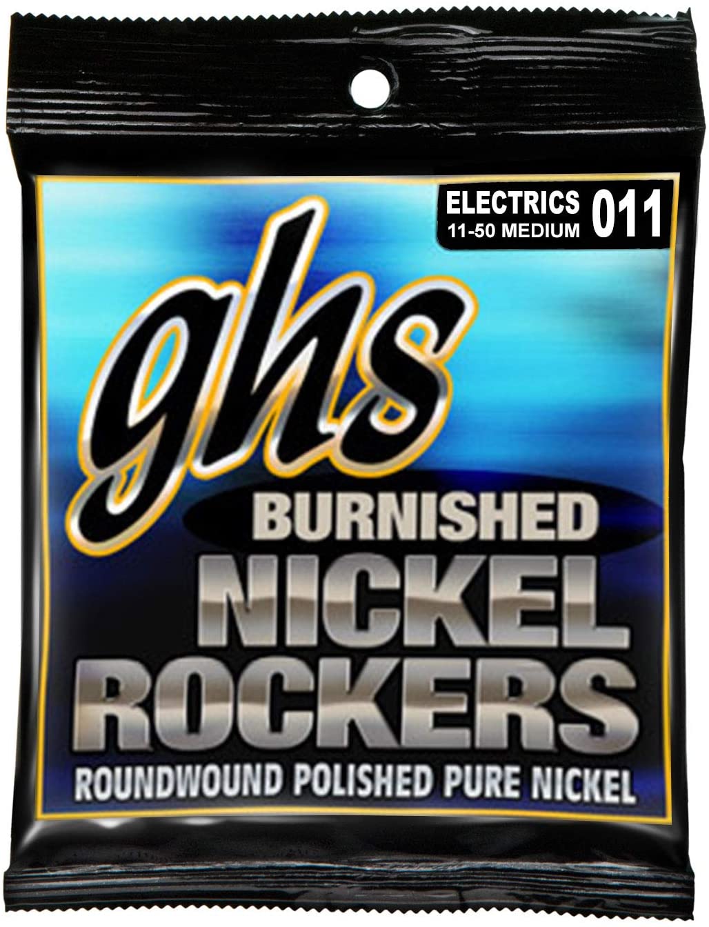 GHS BNRM 11 - 50 Medium Burnished Nickel Rocker Guitar String Set, Wood - Image 3