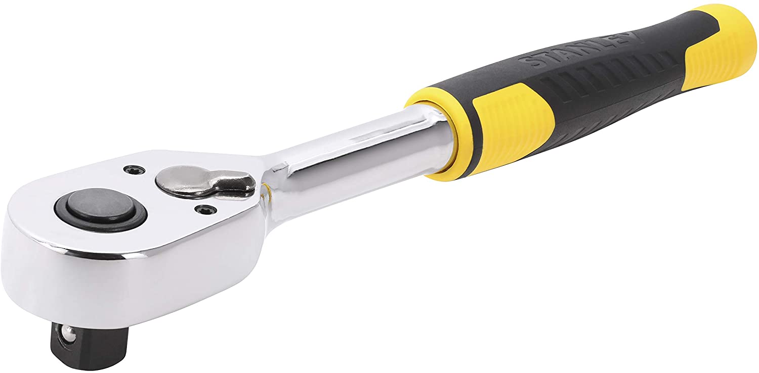 STANLEY 1/2IN SD 72T Ratchet Handle, Multicolored, Cliquet 1/2