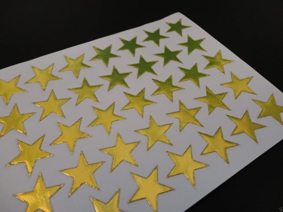 a2bsales 100 Gold Stars School Teacher Office Merit Reward Stickers Self Adhesive - Image 4
