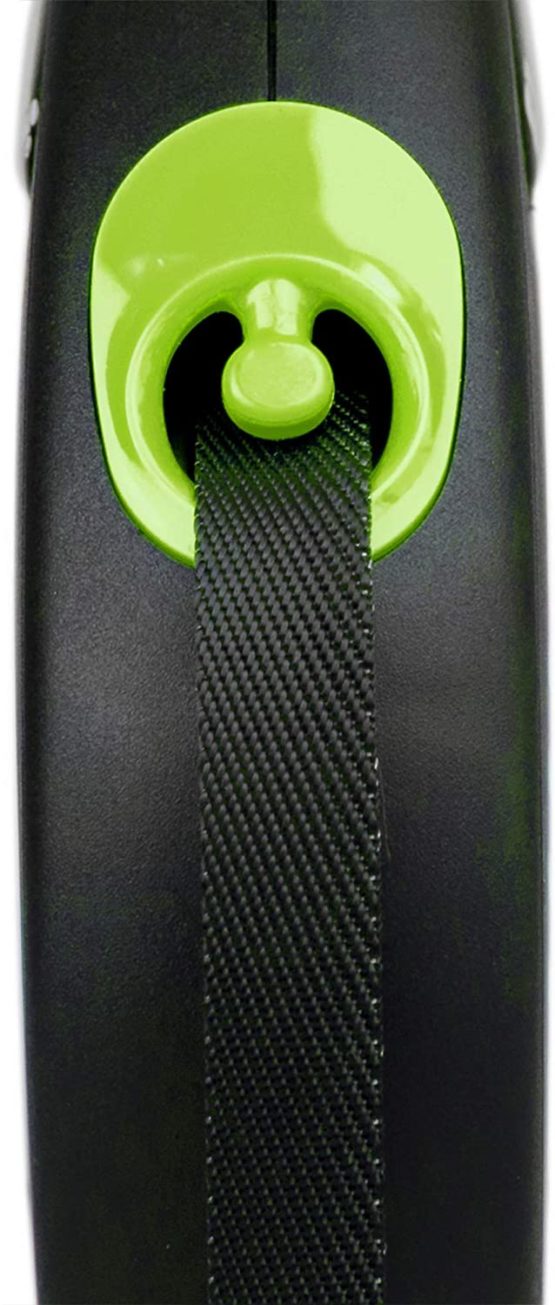 flexi Design Retractable Lead, Medium, 5 m, Black/Green - Image 3