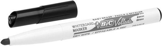 BIC BIC Velleda Whiteboard Marker 1741, 2.0 mm, Black