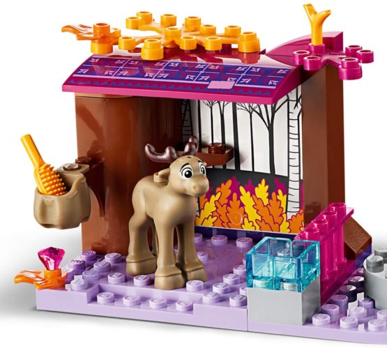 LEGO 41166 Disney Frozen 2 Elsa's Wagon Adventure with Princess Elsa Mini Doll and 2 Reindeer Figures, Easy Build Preschool Toy for 4 - 7 Years Old with Bricks Base Plate - Image 4