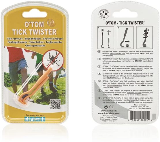 O'Tom Tick Twister Blister Pack Human