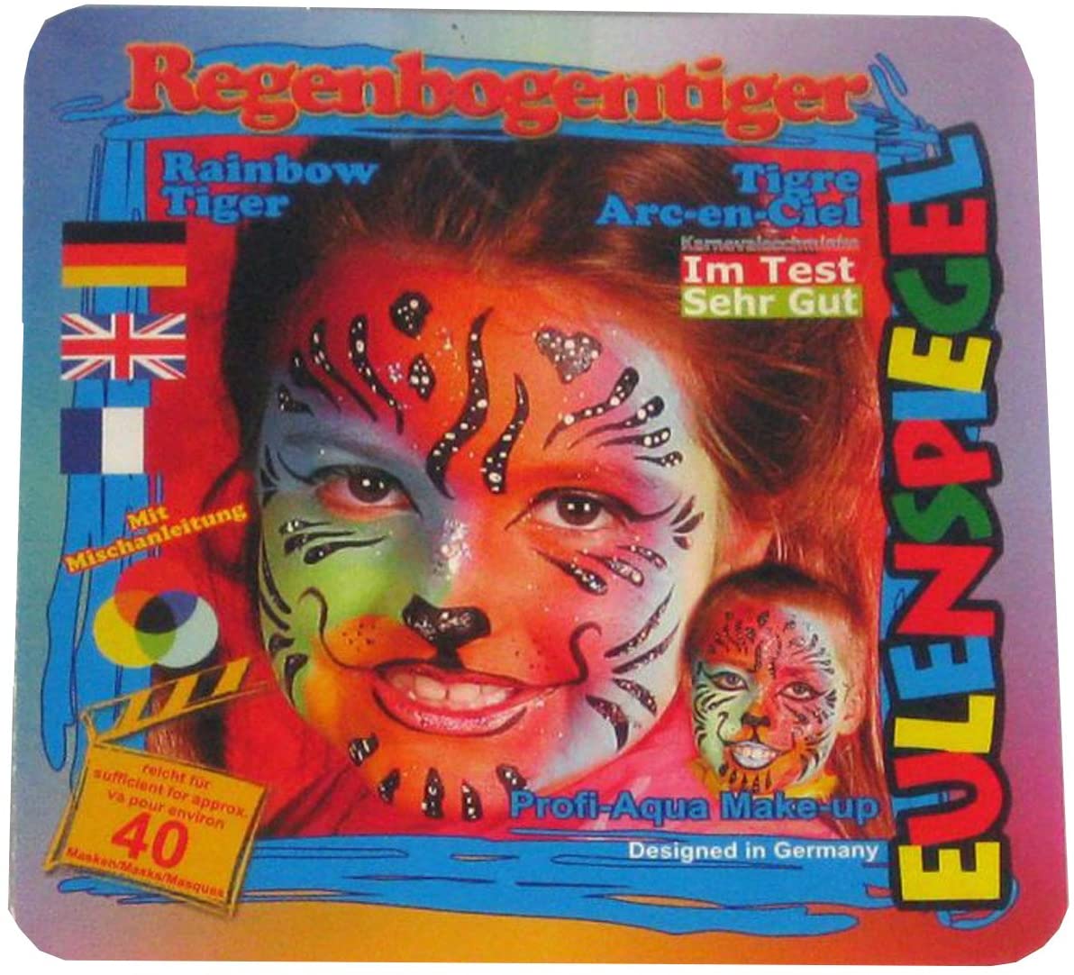 Creative Design-A-Face Face Paint Pack - Rainbow Tiger, Colour 14 - Image 2