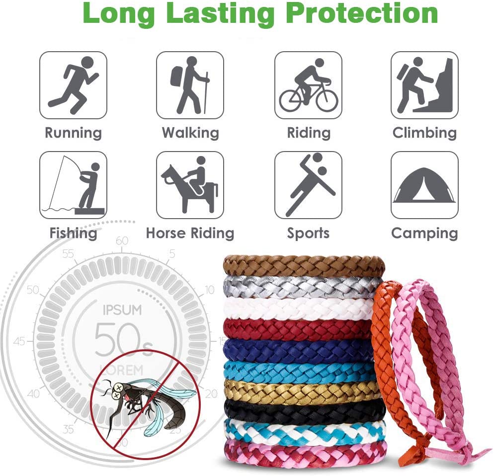 Mosquito Repellent Bracelet 15 Pack, PandyCare Mosquito Bands for Adults Kids & Babies, Premium Quality - Image 4